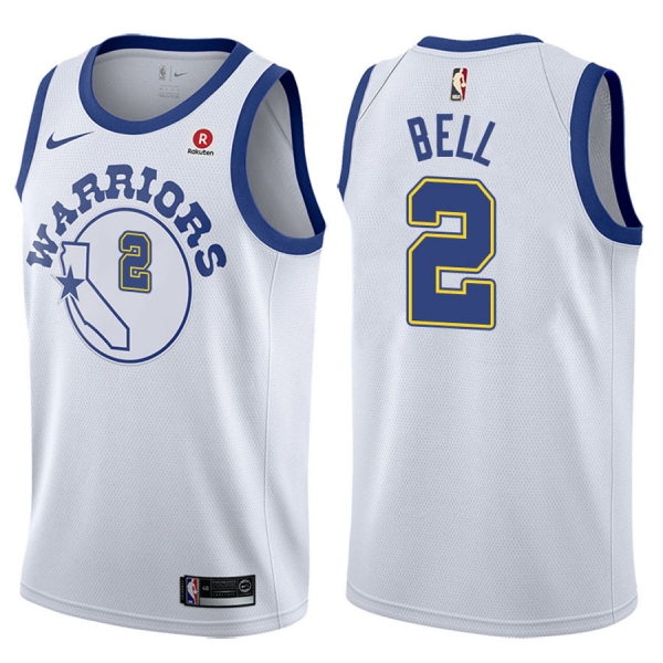 Golden State Warriors #2 Jordan Bell Hardwood Classics Jersey