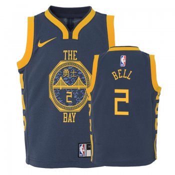 Youth Golden State Warriors #2 Jordan Bell City Jersey