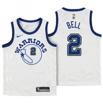 Youth Golden State Warriors #2 Jordan Bell Hardwood Classics Jersey