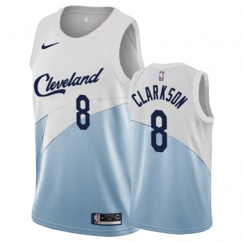 Cleveland Cavaliers #8 Jordan Clarkson Earned Jersey