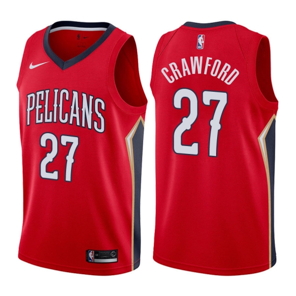 New Orleans Pelicans #27 Jordan Crawford Statement Jersey