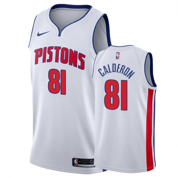 Detroit Pistons #81 Jose Calderon Association Jersey