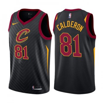 Cleveland Cavaliers Jose Calderon #81 Black Statement Jersey