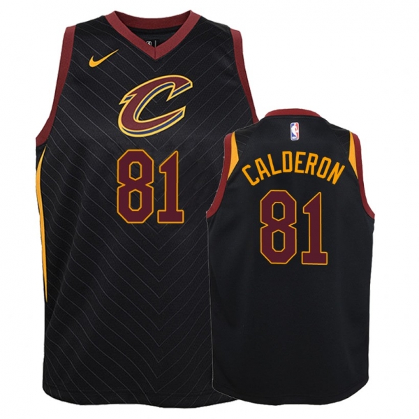 Youth Cleveland Cavaliers #81 Jose Calderon Statement Jersey