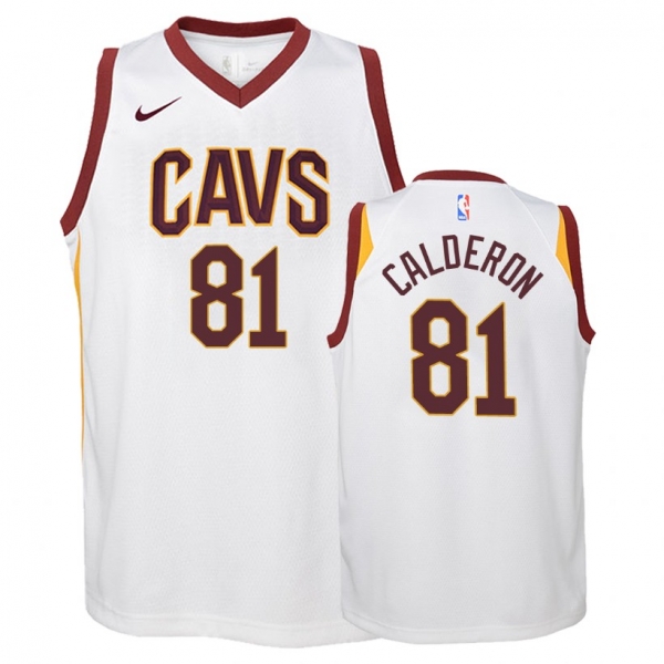 Youth Cleveland Cavaliers #81 Jose Calderon Association Jersey