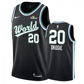 Minnesota Timberwolves Josh Okogie #20 Black 2019 Rising Star Team USA Jersey