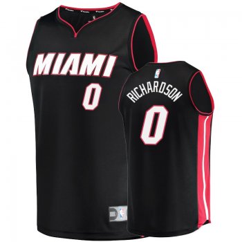 Men's Heat Josh Richardson Black Replica Icon Jersey Fanatics Branded