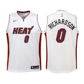 Youth Miami Heat #0 Josh Richardson Association Jersey