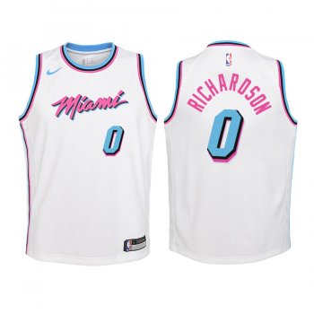 Youth Miami Heat #0 Josh Richardson City Jersey