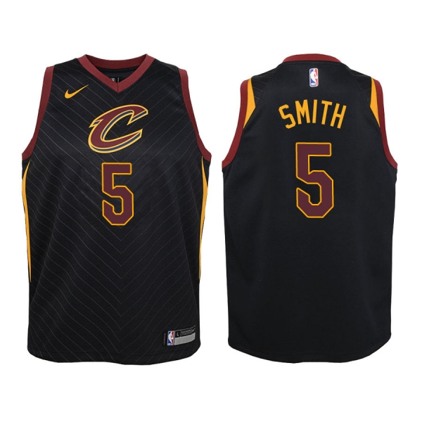 Youth Cleveland Cavaliers J.R. Smith #5 Black Statement Jersey