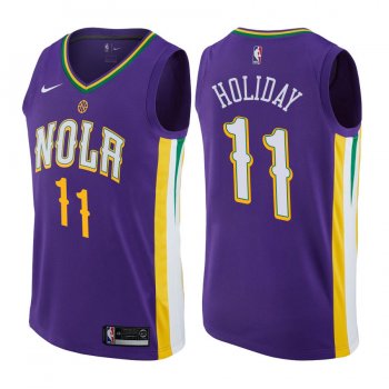 New Orleans Pelicans #11 Jrue Holiday City Jersey