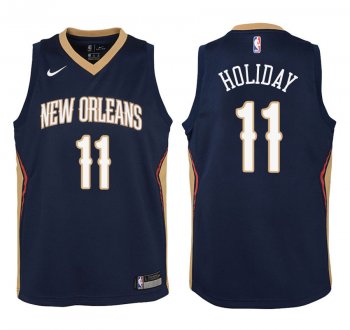 Youth New Orleans Pelicans #11 Jrue Holiday Icon Jersey