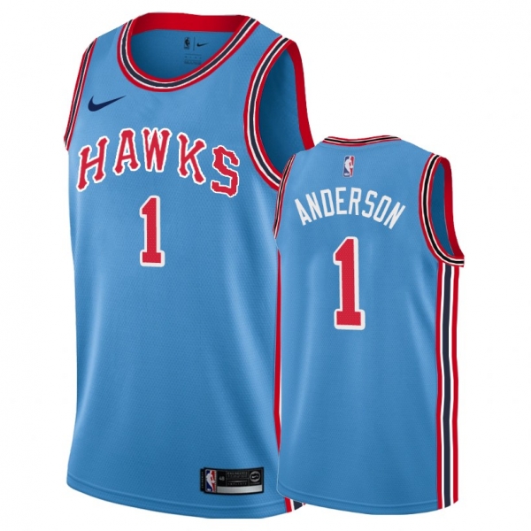 Atlanta Hawks #1 Justin Anderson Hardwood Classics Jersey