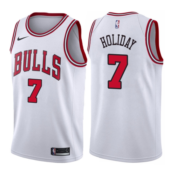 Chicago Bulls #7 Justin Holiday Association Jersey