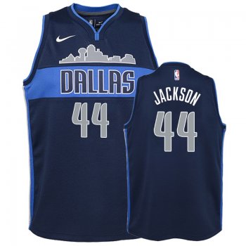 Youth Dallas Mavericks #44 Justin Jackson Statement Jersey