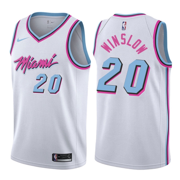 Miami Heat #20 Justise Winslow City Jersey