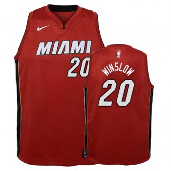 Youth Miami Heat #20 Justise Winslow Statement Jersey