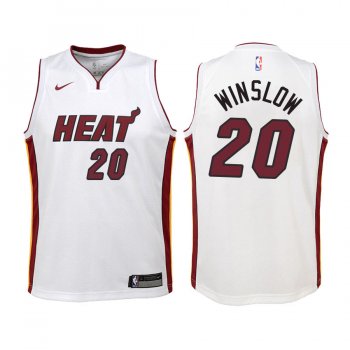 Youth Miami Heat #20 Justise Winslow Association Jersey