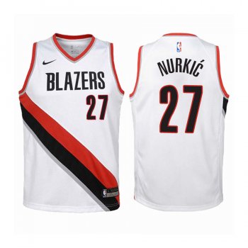 Youth Portland Trail Blazers #27 Jusuf Nurkic Association Jersey