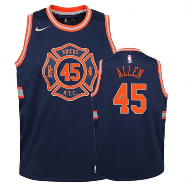 Youth New York Knicks #45 Kadeem Allen City Jersey