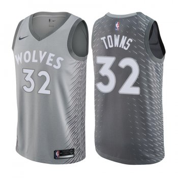 Minnesota Timberwolves #32 Karl-Anthony Towns City Jersey