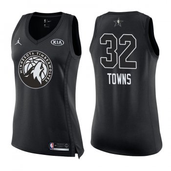 Women's Minnesota Timberwolves #32 Karl-Anthony Towns All-Star Jersey