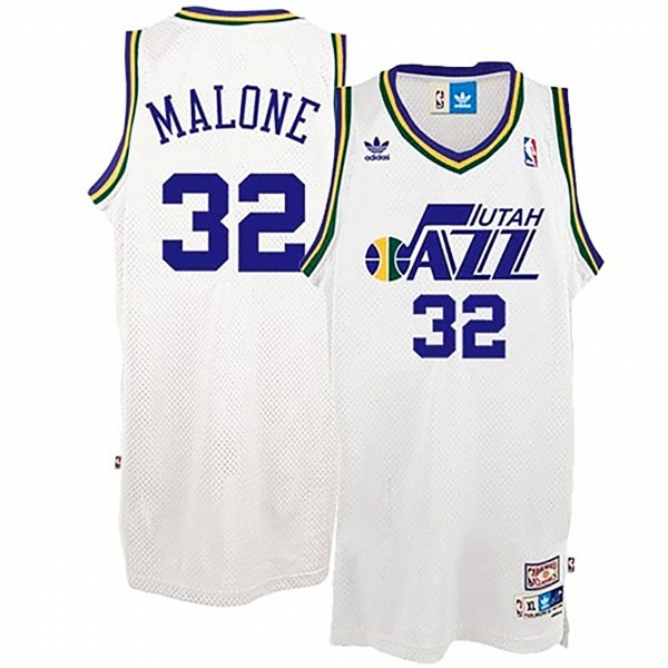 Utah Jazz #32 Karl Malone Hardwood Classics Jersey