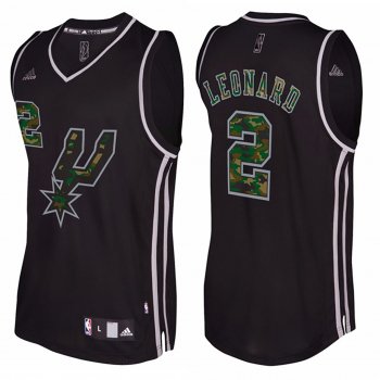 San Antonio Spurs #2 Kawhi Leonard Camo Jersey