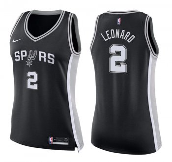 Women's San Antonio Spurs #2 Kawhi Leonard Icon Jersey