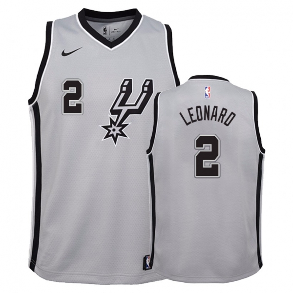 Youth San Antonio Spurs #2 Kawhi Leonard Statement Jersey