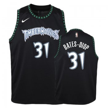 Youth Minnesota Timberwolves #31 Keita Bates-Diop Hardwood Classics Jersey