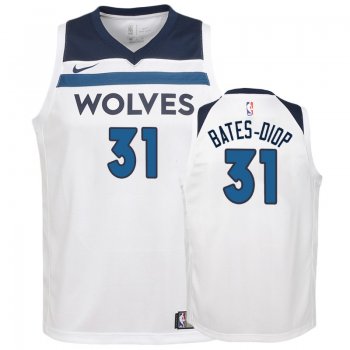 Youth Minnesota Timberwolves #31 Keita Bates-Diop Association Jersey