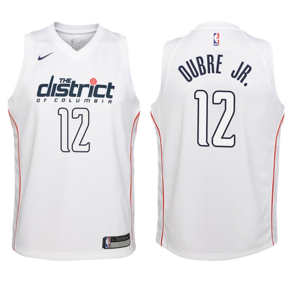 Youth Washington Wizards #12 Kelly Oubre Jr. City Jersey