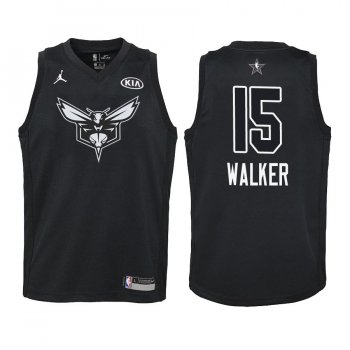 Youth Charlotte Hornets #15 Kemba Walker All-Star Jersey