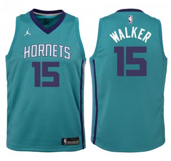 Youth Charlotte Hornets #15 Kemba Walker Icon Jersey