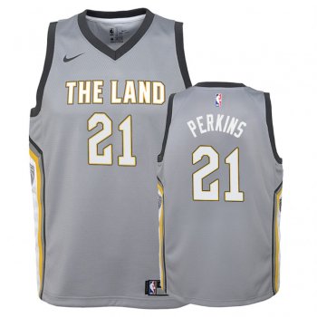 Youth Cleveland Cavaliers #21 Kendrick Perkins City Jersey