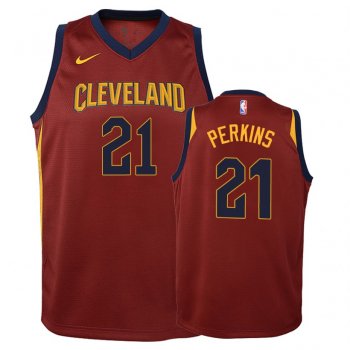 Youth Cleveland Cavaliers #21 Kendrick Perkins Icon Jersey