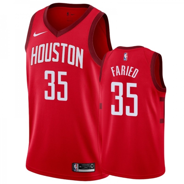 Houston Rockets #35 Kenneth Faried Earned Jersey