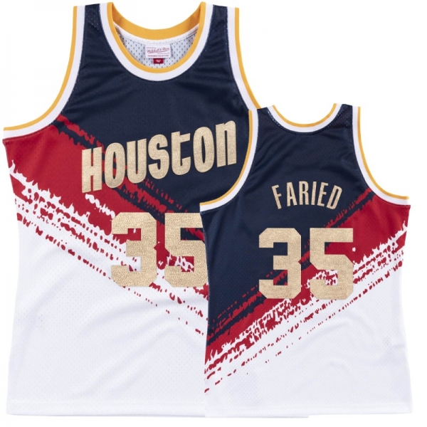 Houston Rockets #35 Kenneth Faried Independence Day Jersey