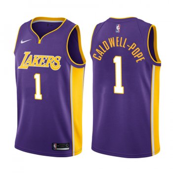 Los Angeles Lakers #1 Kentavious Caldwell-Pope Statement Jersey