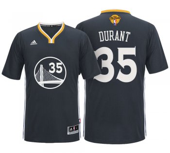 Kevin Durant Golden State Warriors #35 Alternate Black 2017 NBA The Final Games Jersey