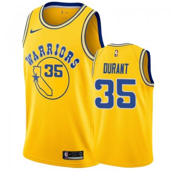 Golden State Warriors #35 Kevin Durant Hardwood Classics Jersey