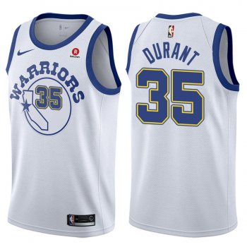 Golden State Warriors #35 Kevin Durant Hardwood Classics Jersey