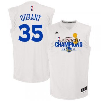 Golden State Warriors #35 Kevin Durant Finals Champions Jersey