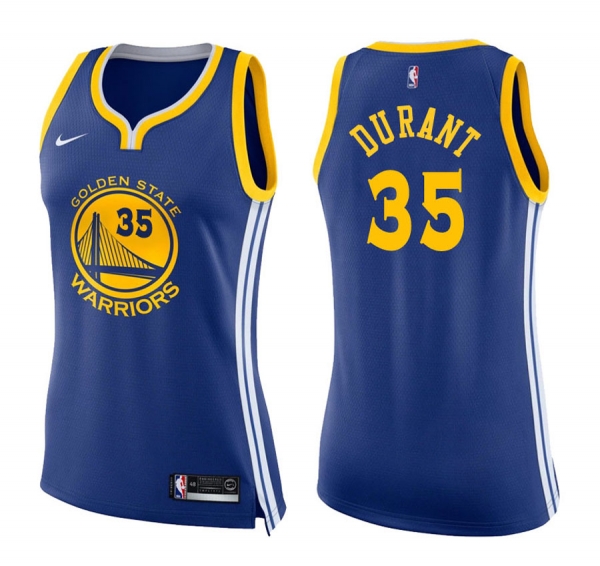 Women's Golden State Warriors #35 Kevin Durant Icon Jersey