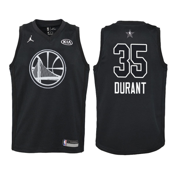 Youth Golden State Warriors #35 Kevin Durant All-Star Jersey