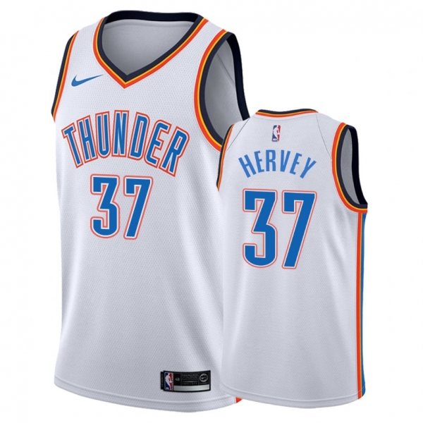 Oklahoma City Thunder #37 Kevin Hervey Association Jersey