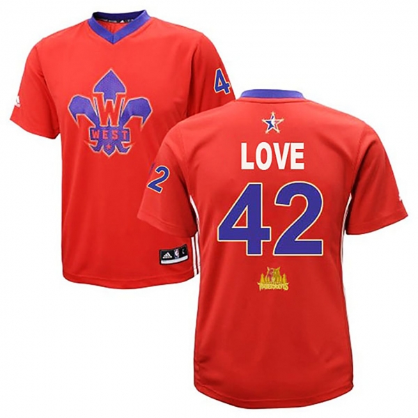 Kevin Love 2014 NBA All-Star #42 Red Jersey