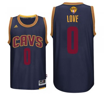 Kevin Love Cleveland Cavaliers #0 Alternate Navy 2017 NBA The Final Games Jersey