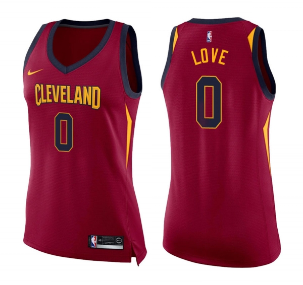 Women's Cleveland Cavaliers #0 Kevin Love Icon Jersey